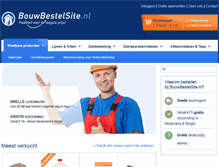 Tablet Screenshot of bouwbestelsite.nl